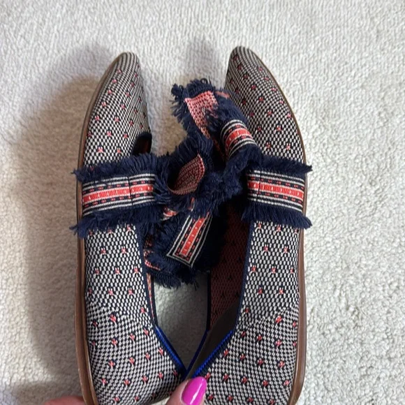 Rothy's Mary Jane Flats Coral Dot 8 - Picture 8 of 9